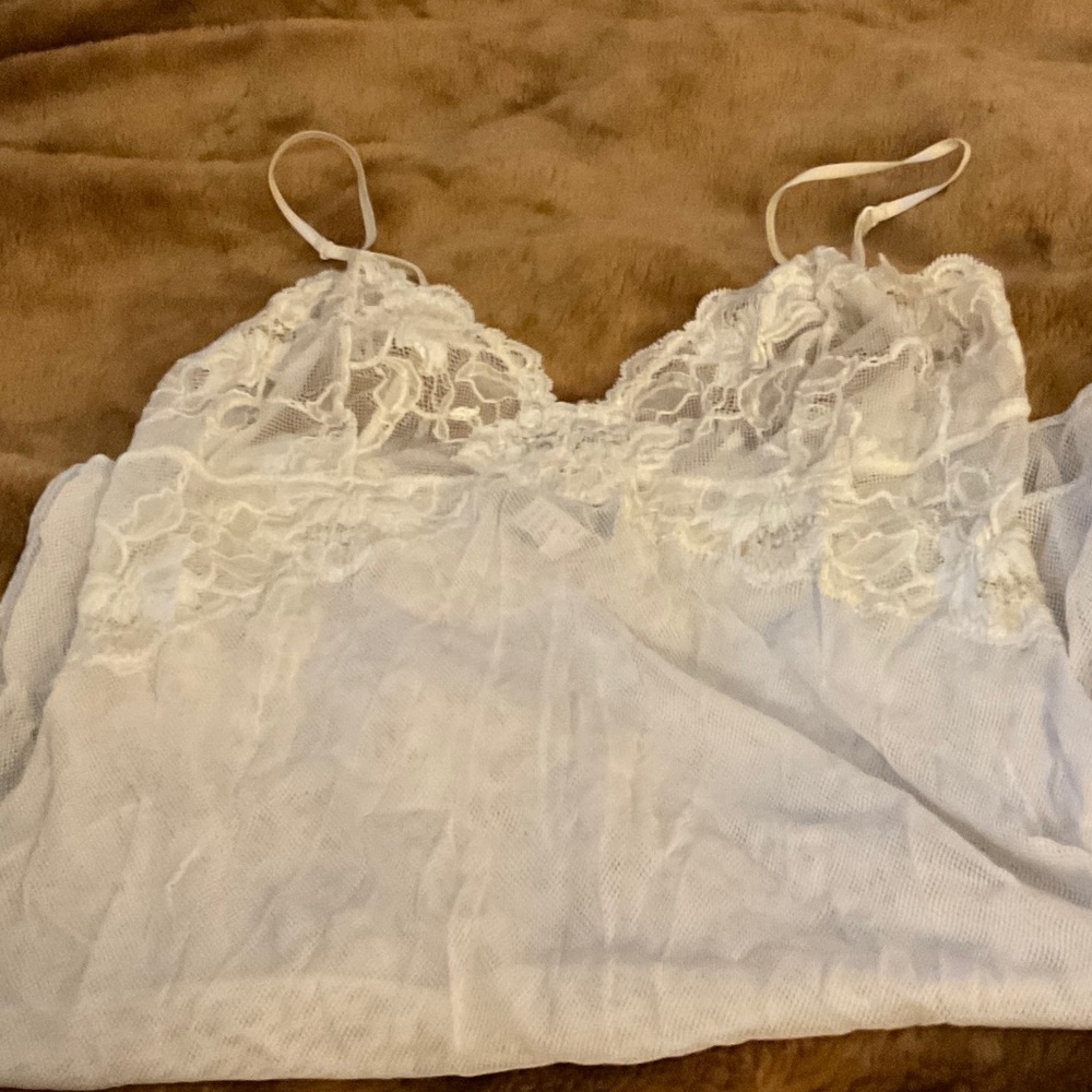 COSABELLA NIGHTGOWN IVORY LACE L NWOT
